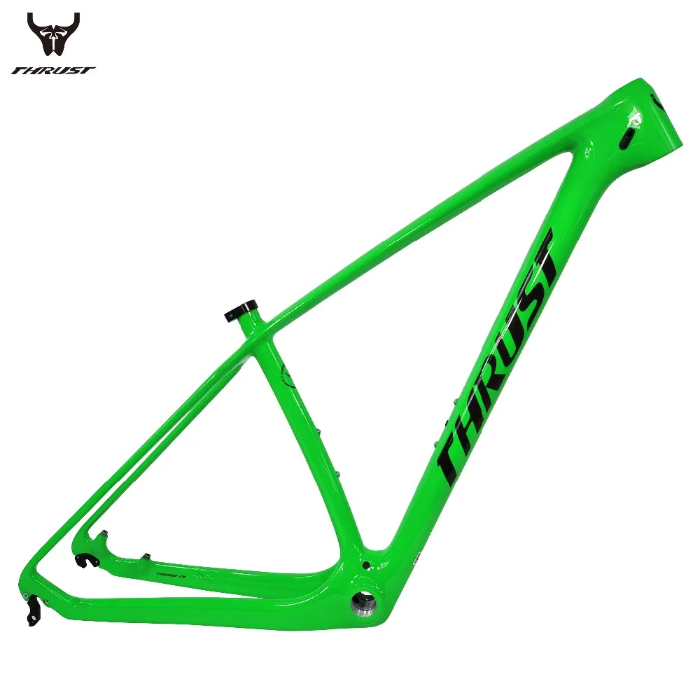 

THRUST Carbon Fiber Mountain Bicycle Frame 29er 15 17 19 Matte Glossy Surface Carbon Bike Frame mtb BSA BB30 System Di2 Both