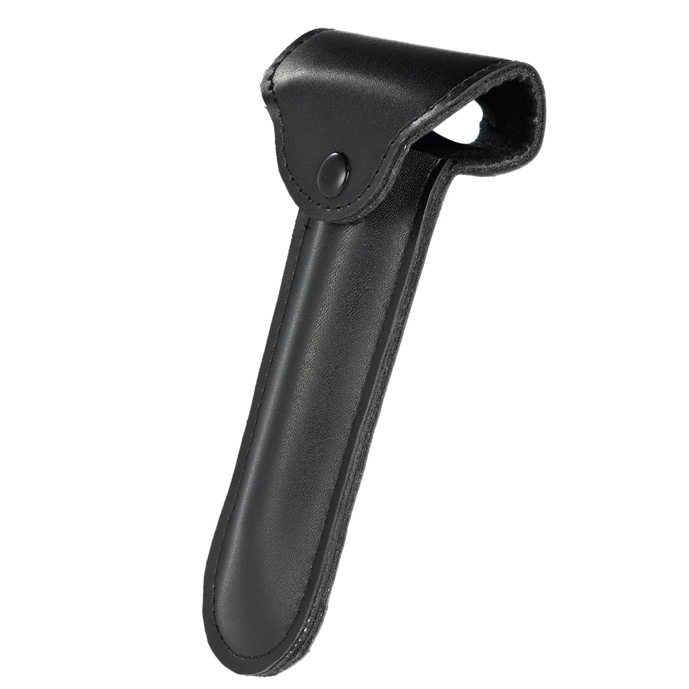 

PU Leather Razor Pouch Long Handle Straight Safety Razor Case Double Edge Razor Holder Men Shave Beard Tool Razor Keeper Tool