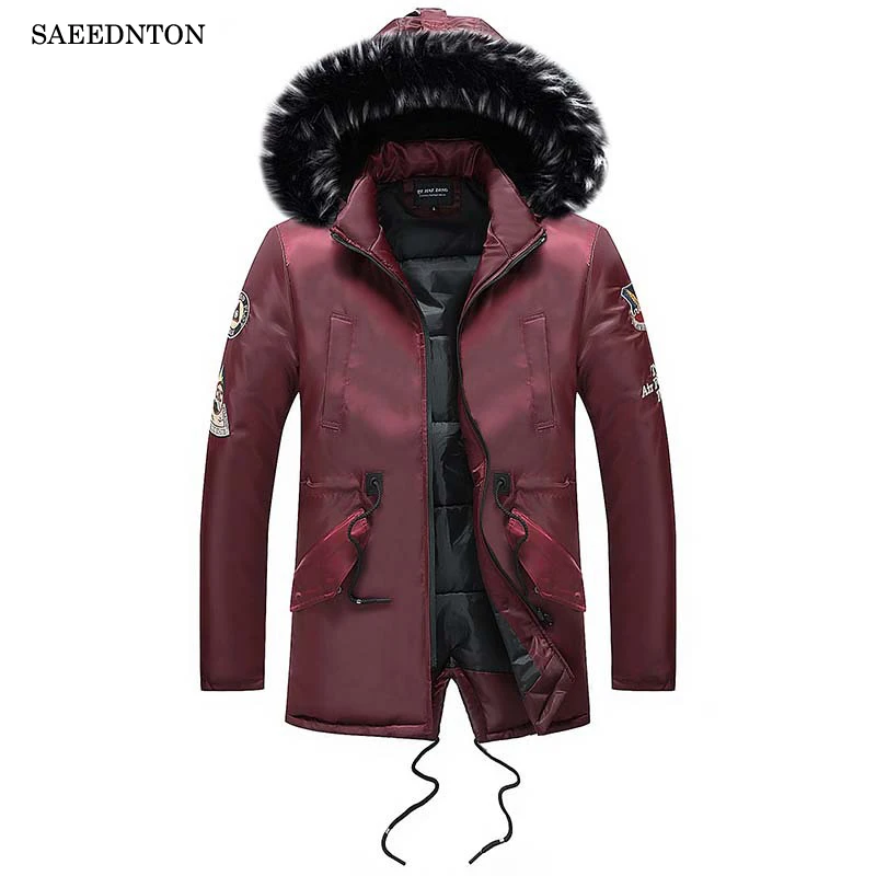 Mens Down Warm Winter Coat 2018 New Male Casual Jacket Large Size XXXL Full Sleeve Thicken Warm White Duck Down Hooded Coats