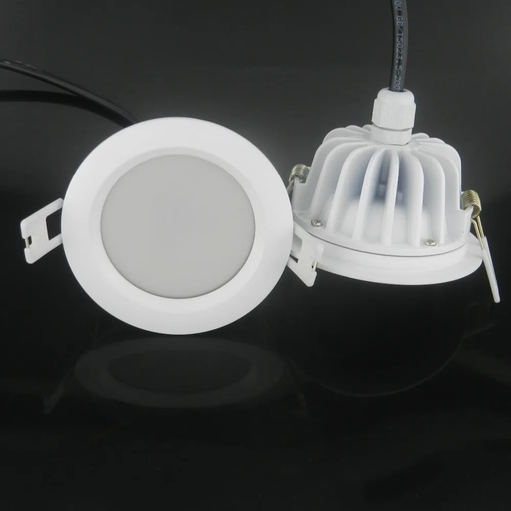 IP65 Водонепроницаемый светодиодный светильник 5 Вт 7 Вт 9 Вт 12 Вт 15 Вт Светодиодный точечный светильник для ванной комнаты светодиодный встраиваемый потолочный светильник AC220V