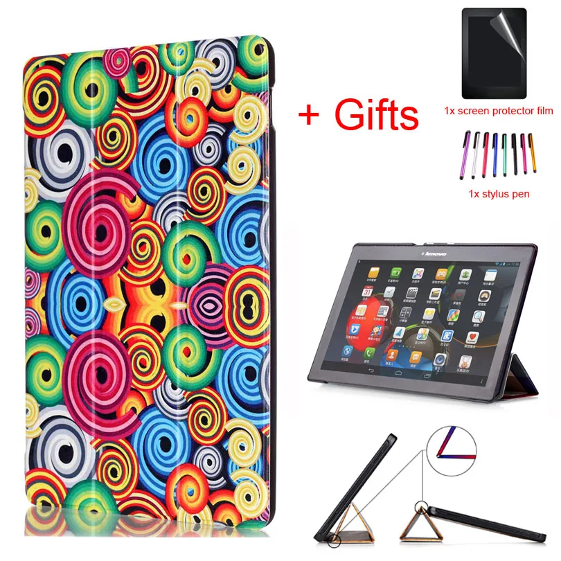 Умный Магнитный чехол подставка для Lenovo Tab 10 TB X103F 2 A10 70 30 Tab3 Plus деловой планшета +