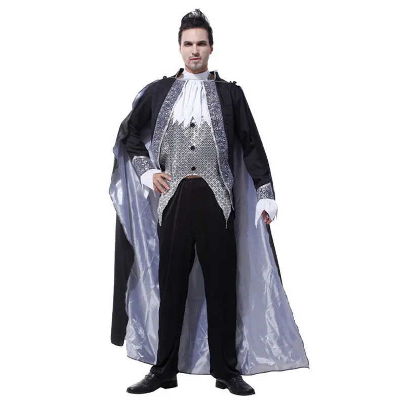 new Halloween Carnival Cosplay Costume Men's Clothing Vampire Role-playing Games Classic Movie Dress Uniform | Тематическая