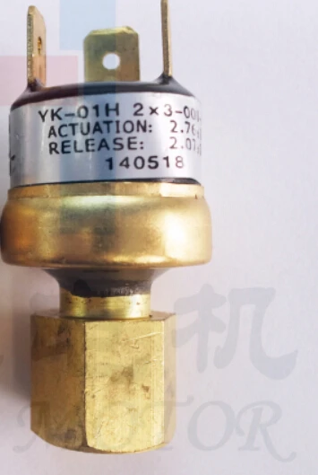 

YK series pressure switch controller YK-01H 2.76/2.07 MPA Air conditioning heat pump high pressure low close connect