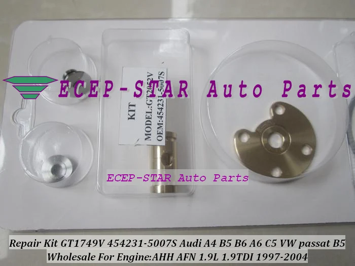 Turbocharger Turbo Repair Kit rebuild GT1749V 454231-5007S 454231 For AUDI A4 B5 B6 A6 C5 VW passat B5 97-04 AHH AFN 1.9L TDI (1)