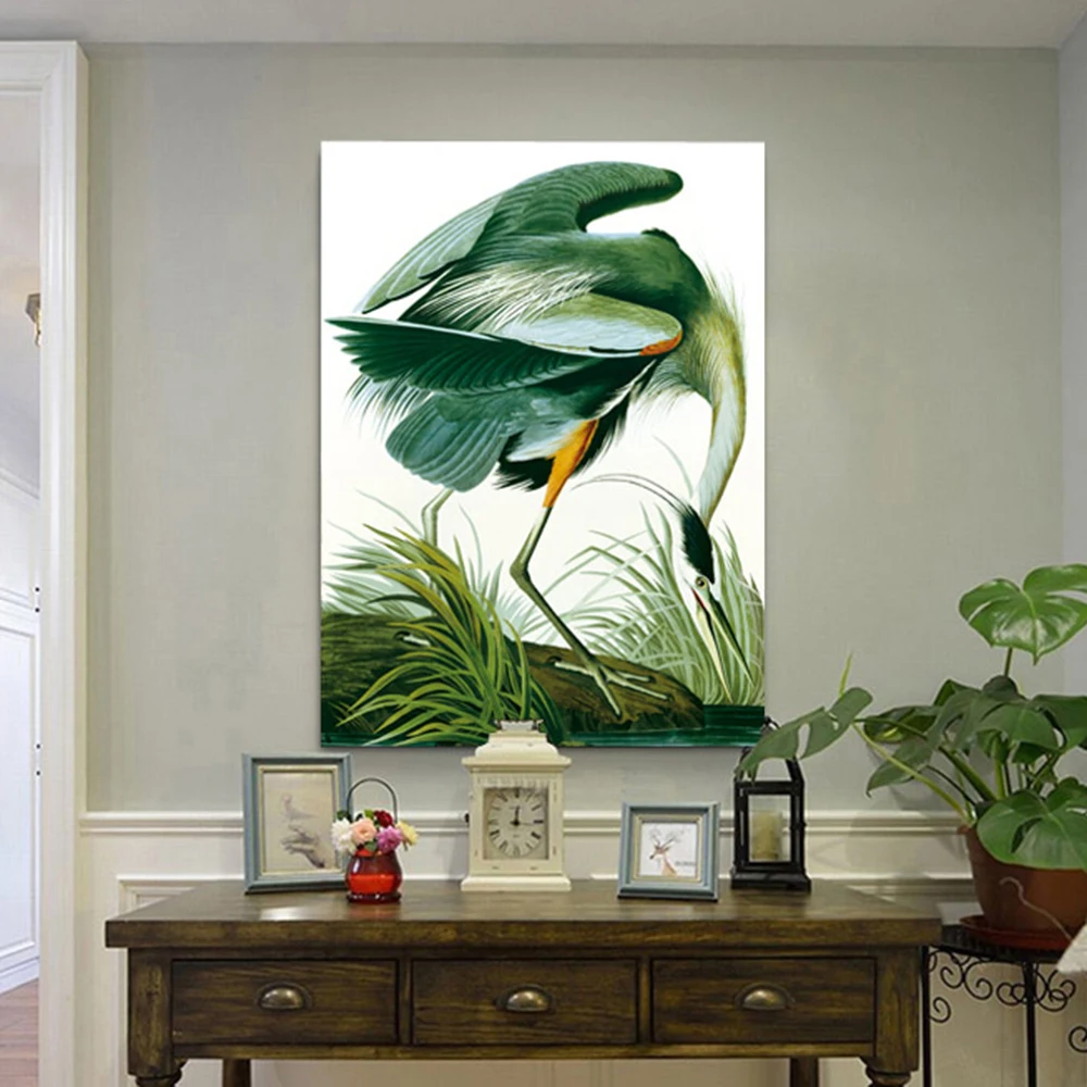 

Crane One Of Chinese Totems Animal Canvas Print Painting Poster Wall Art Picture For Home Decoration Frame Not Include LZ638