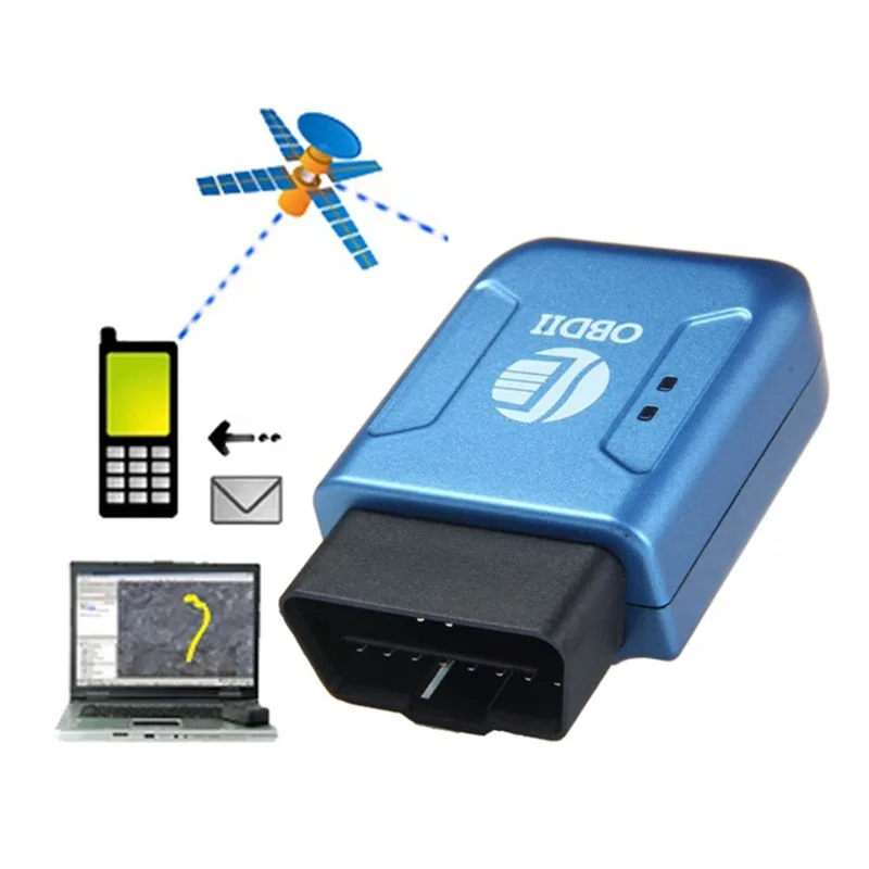 Gps Track Tool Model TK206 Car OBDII Locator Interface GPS car vechile Tracker with Geo fence