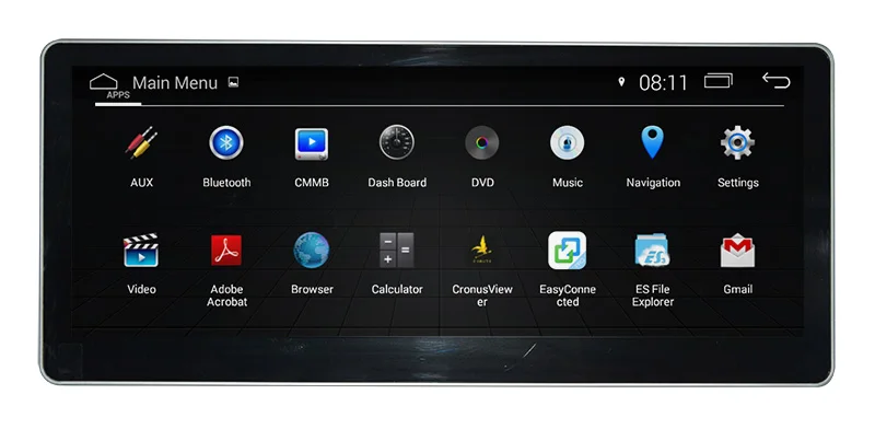 10,2" Android 7,1 автомобильный dvd-плеер для Audi A4 B9 gps навигация авто радио aux wifi Мультимедиа 2G 32G carplay