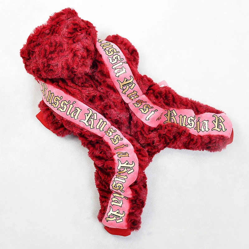 

Small Dog Clothes Winter Warm Jacket Pet Clothing For Yorkshire Chihuahua Teddy Dogs Dog Overalls Hooded Jumpsuit Cat Clothes
