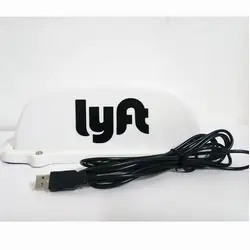 1 шт.. Водостойкий 5 В USB lyft купольный свет светодиодный крыша LYFT знак верхний свет с магнитным