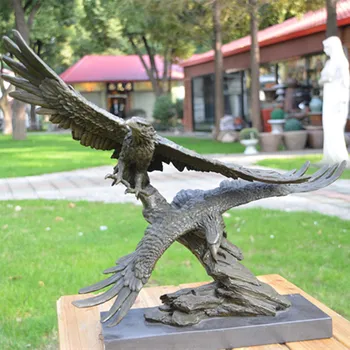 

statue of the birds spread eagle Double Eagle Raptor decoration works of art jewelry business gifts feng shui ornaments