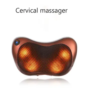 

Neck Massager Car Home Cervical Shiatsu Massage Neck Back Waist Body Electric Multifunctional Massage Pillow Cushion