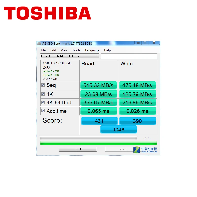 TOSHIBA Q200 EX 240G MLC SSD твердотельный жесткий диск 240 ГБ 2 5 &quotSATA 3 19 нм внутренний