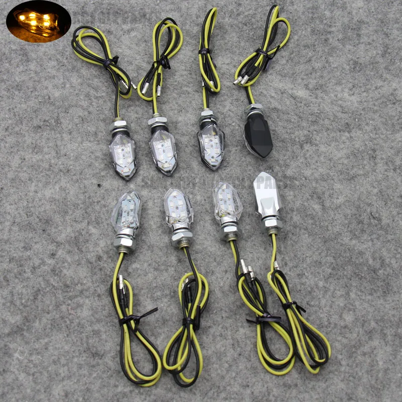 

New Universal LED Micro Mini Tiny Small Indicators Turn Signals For Motorcycle Motobike