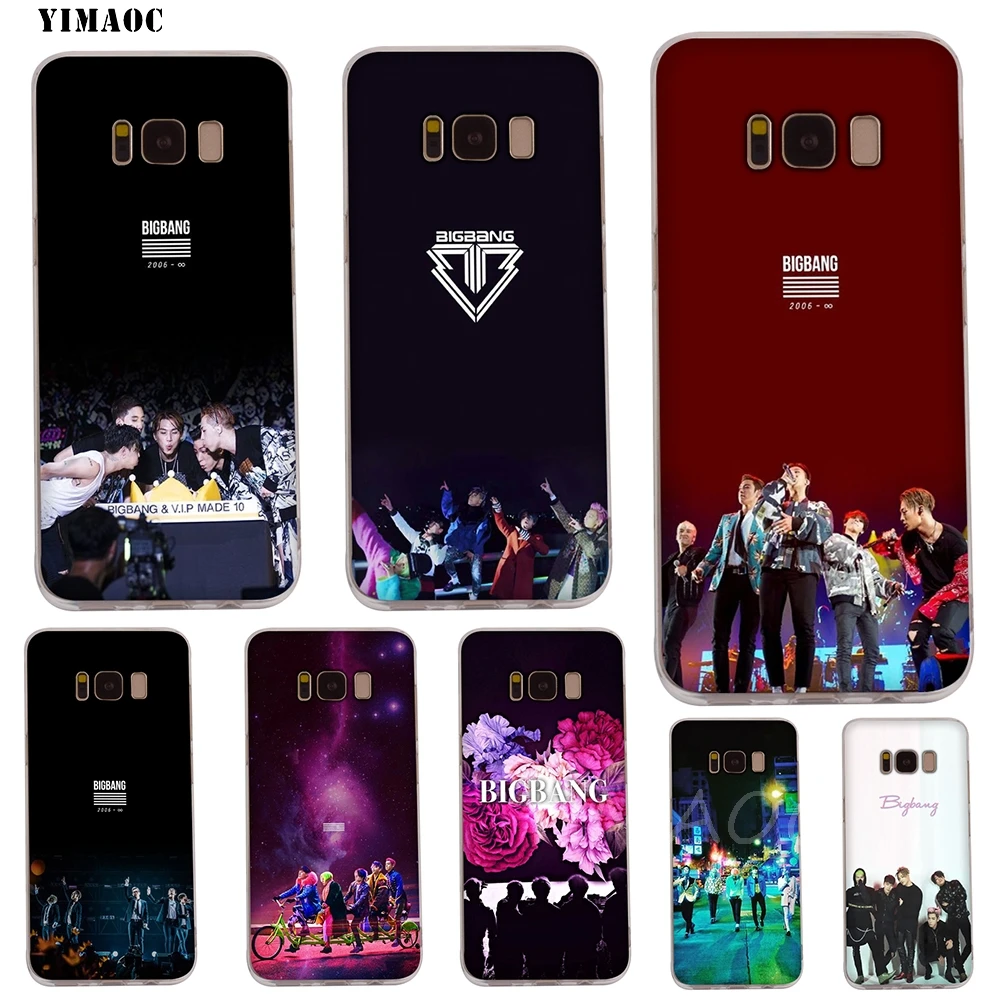 YIMAOC BIGBANG G DRAGON Rapper Soft Case for Galaxy j3 j5 j6 j7 A5 2016 2017 A6 A9 2018 Note 8 9 S7 edge S8 S9 S10 Plus S10e |