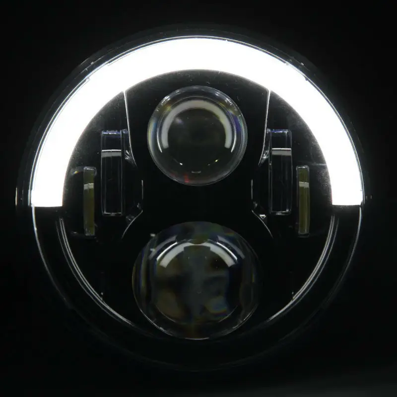 7Inch Daymaker led headlight Black9800