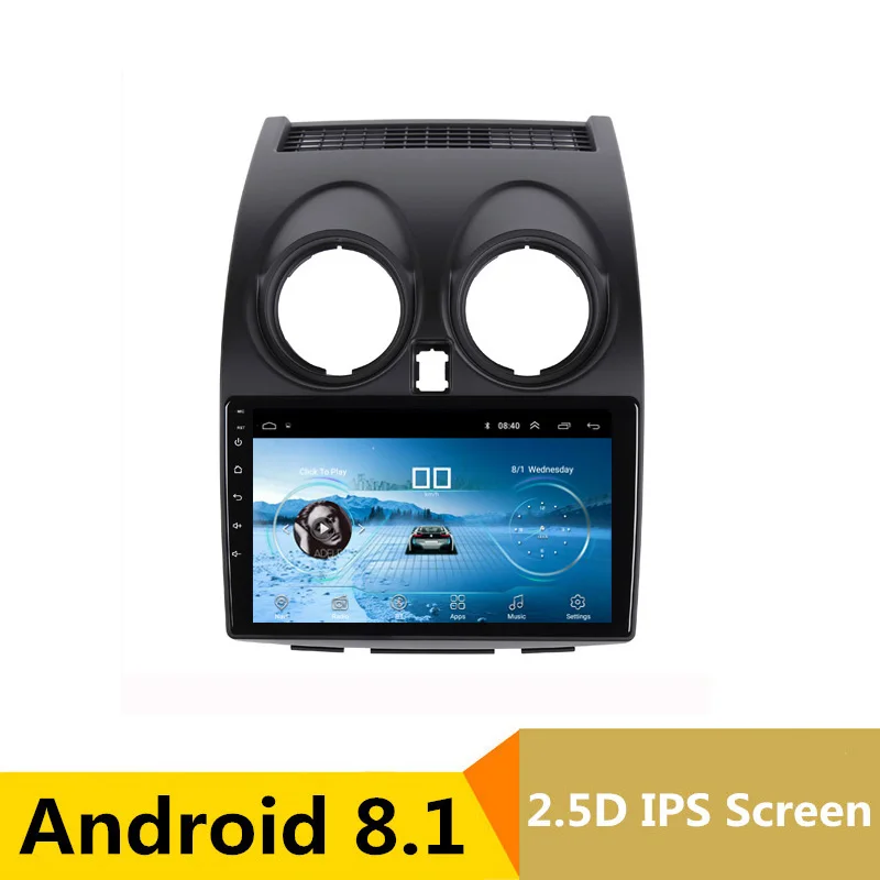 

9" Android 8.1 Car DVD Video Player GPS For Nissan Qashqai 2008 2009 - 2011 2012 car radio audio stereo navigation wifi