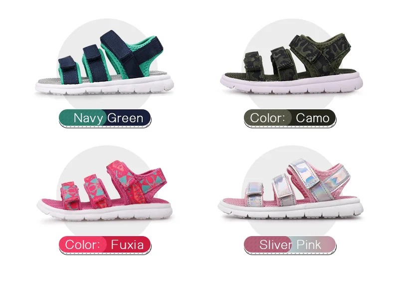 girl princess shoes UOVO New Footwear Boys And Girls Slides Children Summer Beach Sandals For Little Kids Shoes Size Eur #25-37 comfortable sandals child