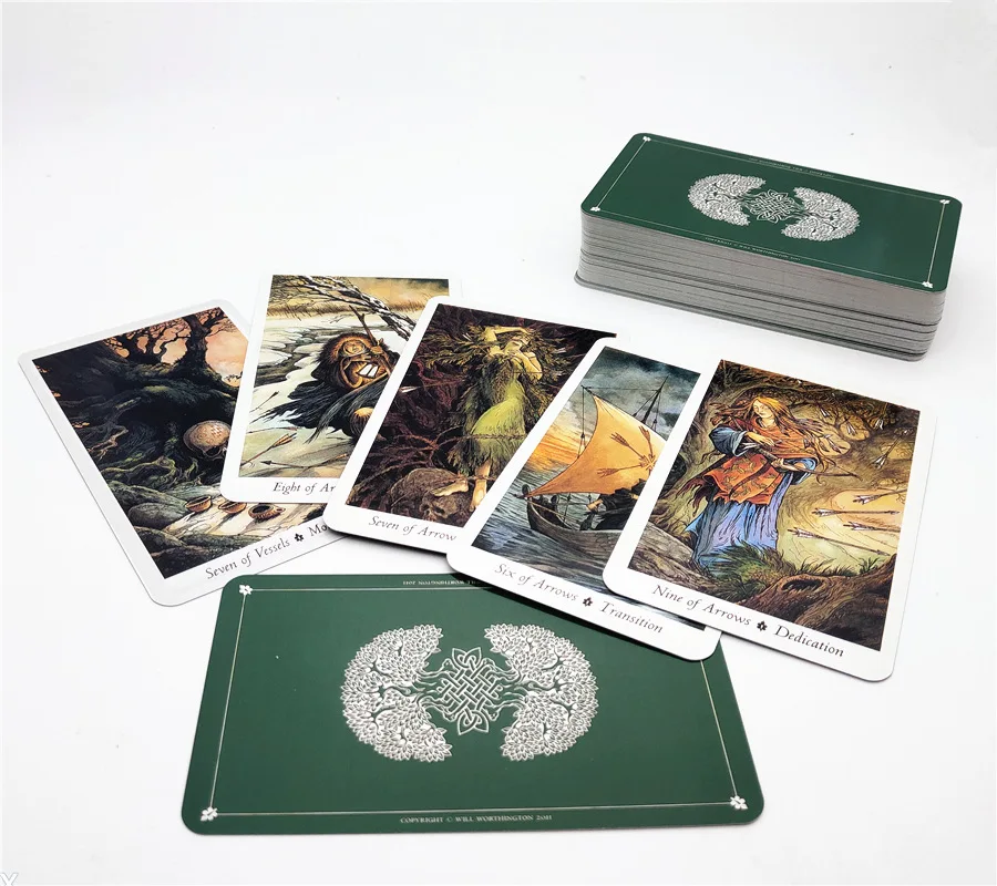 

Full English Board Game tarot cards Wild Wood Tarot Family Entertainment kids toys 78 cards/set
