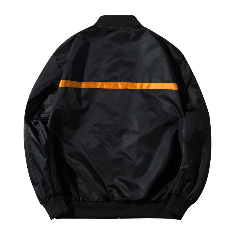 New  Men Bomber Jacket Casual Big Size Mens Jackets Coats Print Baseball Jacket Man Streetwear Plus Size
