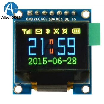 

0.95 Inch 7pin Full Color 65K Color SSD1331 SPI OLED Display Module For Arduino Lightweight and Thin 96*64 Resolution Small LCM