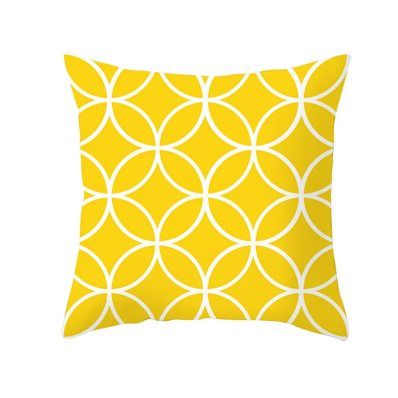 YWZN лист ананаса желтый декоративный чехол для подушки с ананасом Желтый чехол для подушки из полиэстера с принтом kussensloop - Цвет: 12