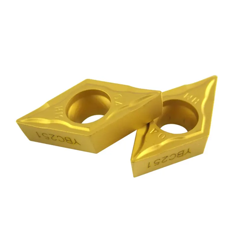 10PCS ORIGINAL ZCC TOOL DCMT 11T304 HM YBC251 Cemented Carbide Cutting