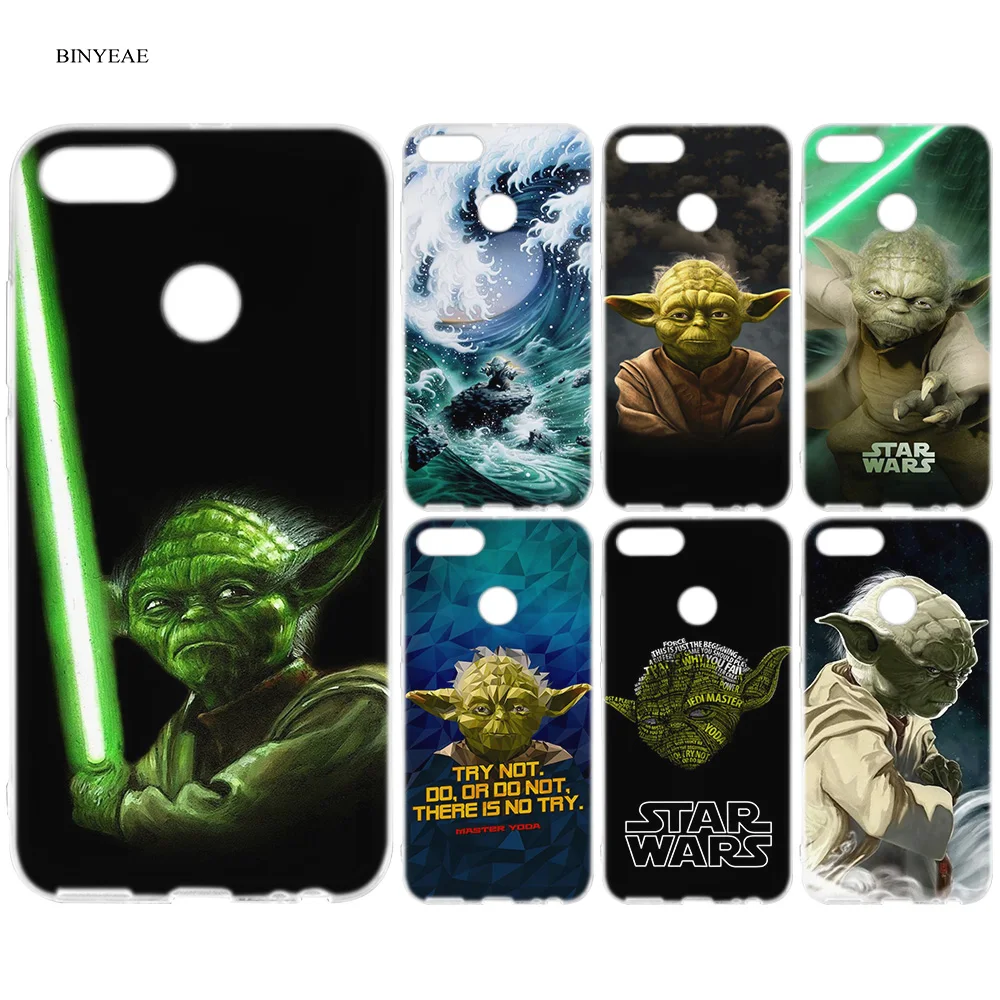 

BINYEAE Soft TPU Silicone Case Cover for Xiaomi A1 A2 8 SE Redmi Note 4X 5 6 5A 6A S2 Pro Patterned Yoda Concept Star Wars Cases