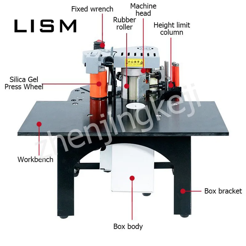  Small Edge banding machine Woodworking Tools Portable Banding Machine Double Sided Glue Operating F