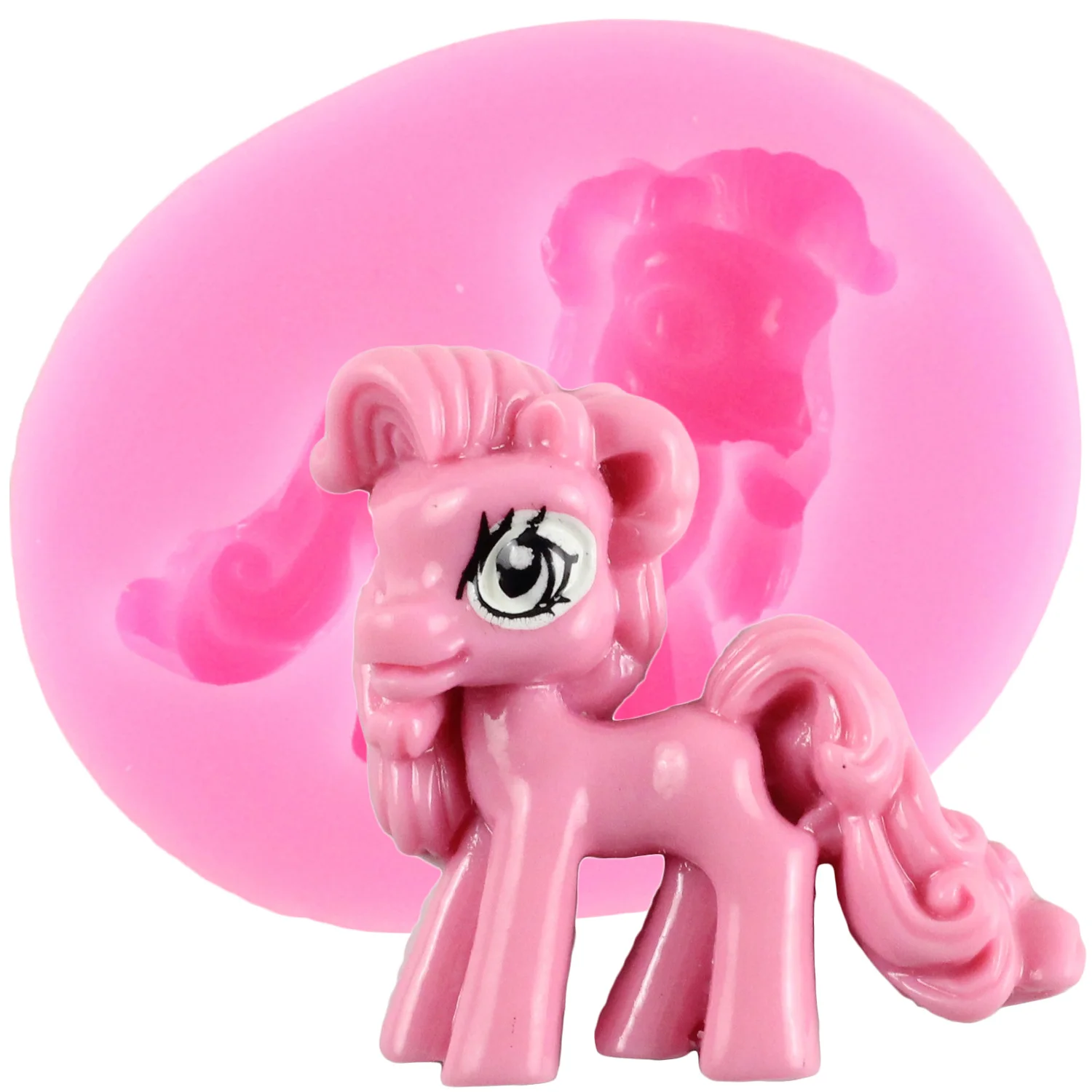 Единорог силиконовые формы 3D Fondant (сахарная) Полимерные глиняные детский наряд