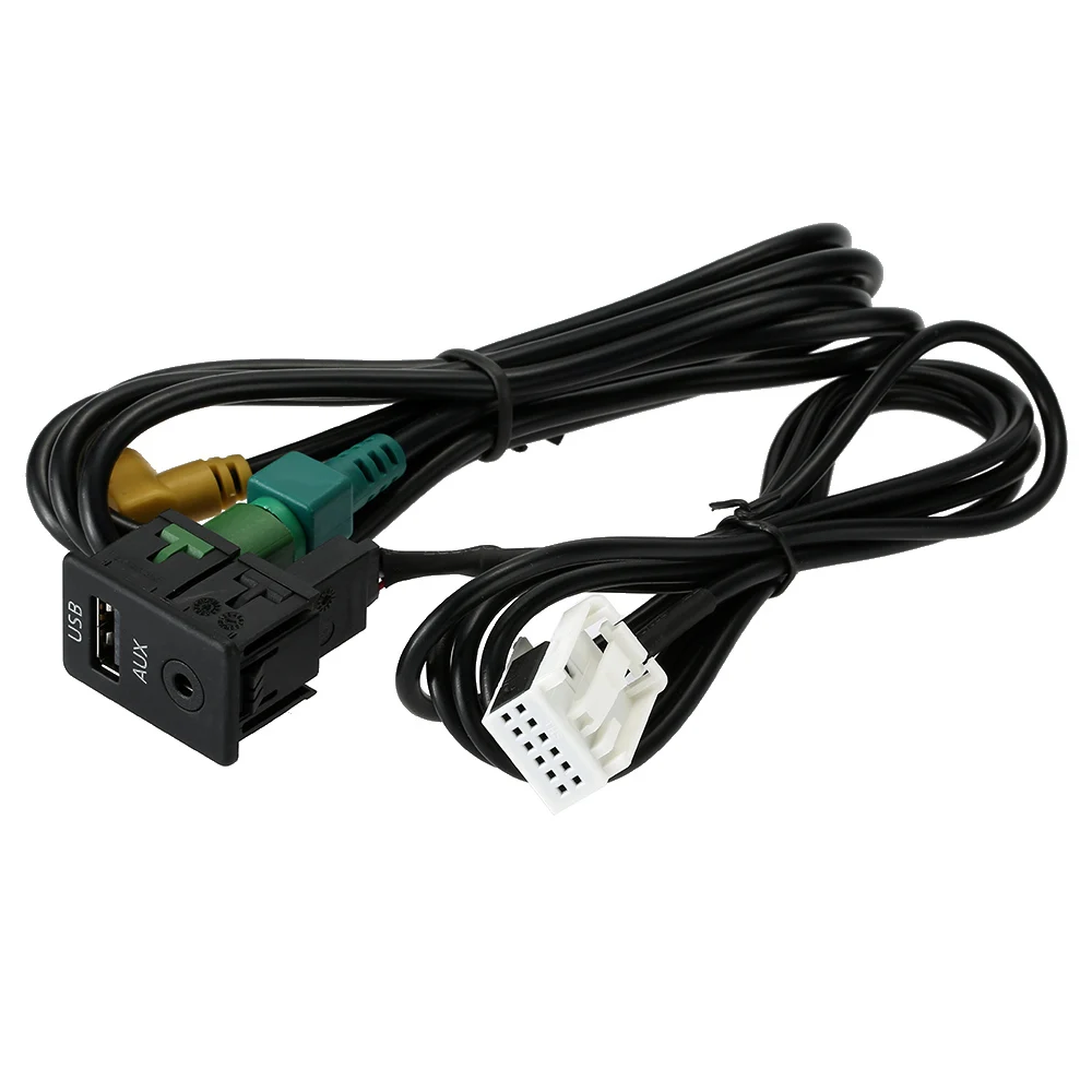 KKmoon USB AUX аудио кабель переключатель вилка для VW Passat B6 B7 CC Touran POLO Facelift RCD510 +/310 +|usb