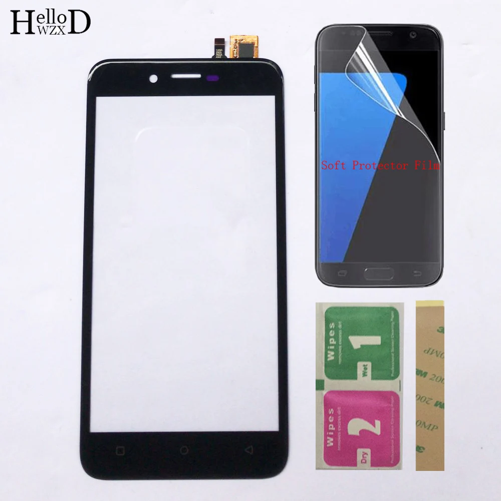 Black " сенсорный экран панель для DEXP Ixion ES1050 сенсорный экран сенсор для Dexp ES1050 сенсорный дигитайзер Защитная пленка для мобильного телефона - Цвет: Black