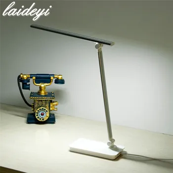 

LAIDEYI LED Folding Desk Lamp USB Charging Table Lamp Eye-Friendly Dimmable Office Light Led Reading Lamp For Student Learning