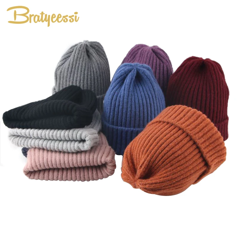 striped baby hat