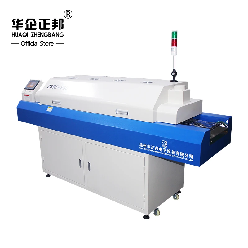 SMT LED Soldering Machine Reflow Oven/SMD Lead Free Soldering Machine/Hot Air Reflow Oven+8 Temperature Zone