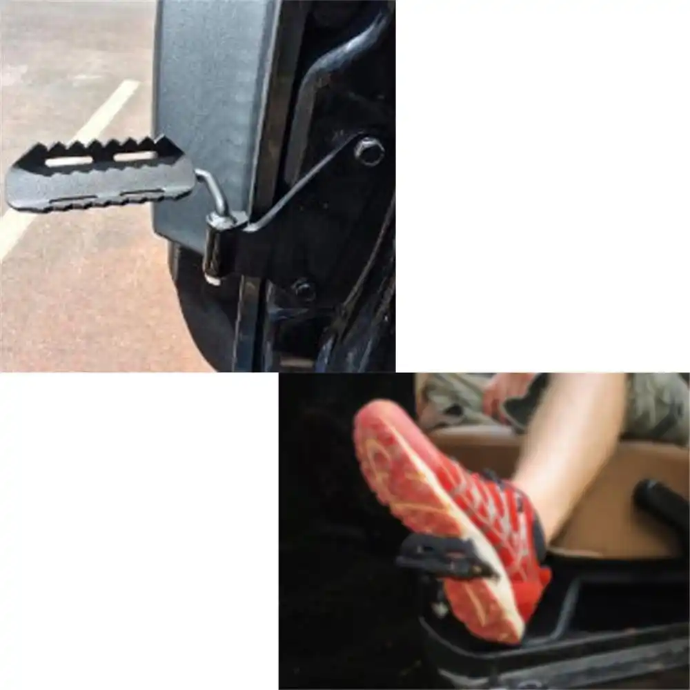 Metal Dead Pedal Left Side Foot Rest Kick Panel for Jeep Wrangler JK