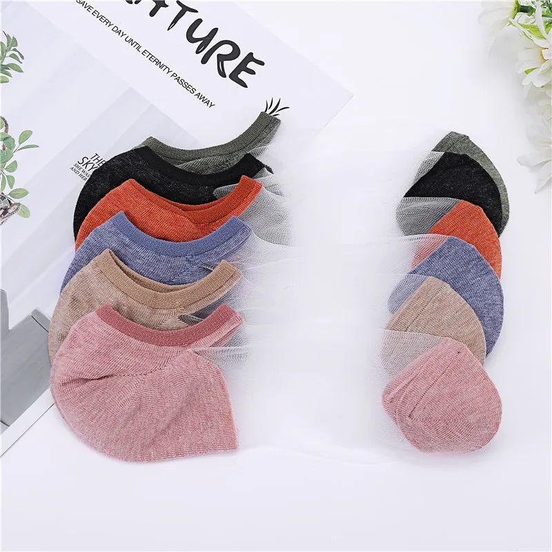 

Women Socks Summer Thin Cartoon Ankle Socks Casual breathable solid color lace Cute Short Socks