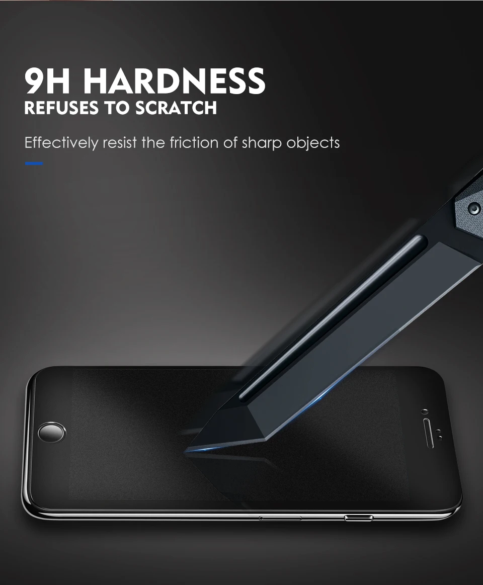 Nambosi 3D защита экрана из закаленного стекла для iPhone 7 8 6 6 S Защитное стекло для iPhone 6 plus 7 8 plus полное покрытие