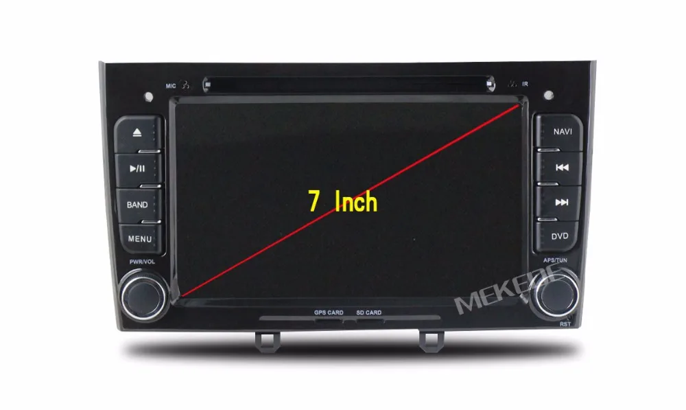 Sale In stock 7" 2DIN Car GPS Navigation for Peugeot 308 408 308SW with Car dvd player radio audio Camera DVR Canbus BT SD RDS 1080P 12