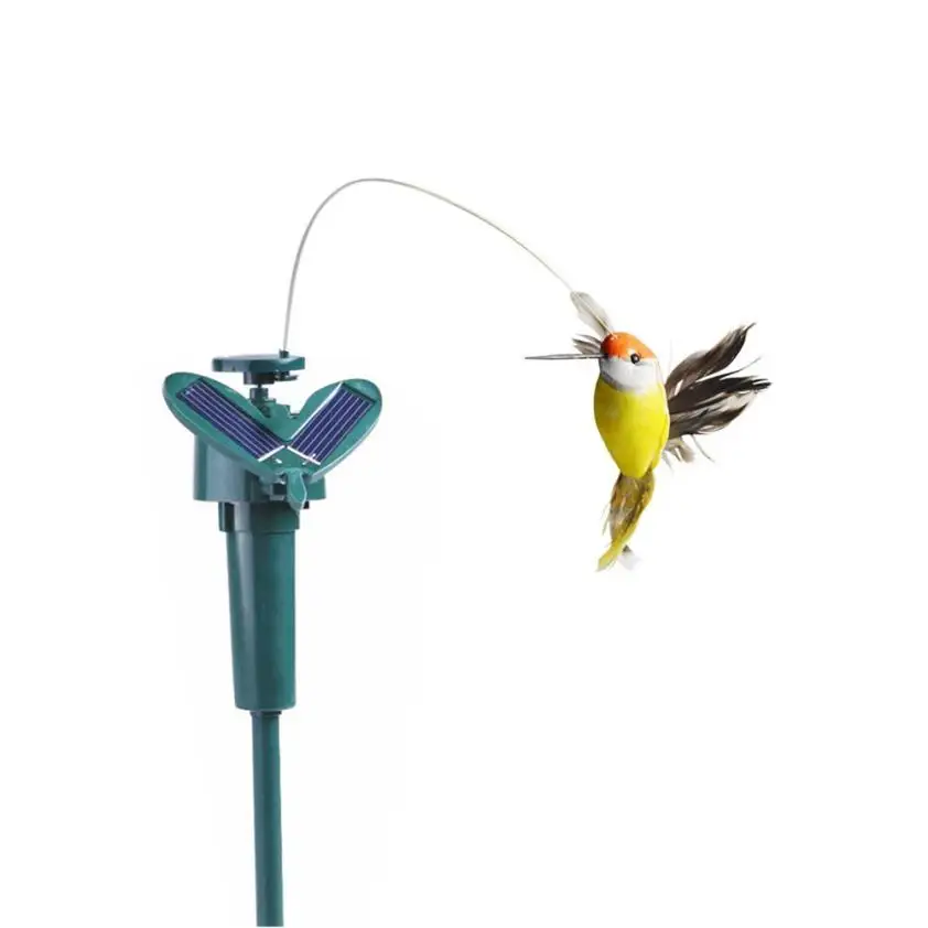 

Solar Power Dancing Flying Fluttering Simulation Bird Garden Decoration JUNE6