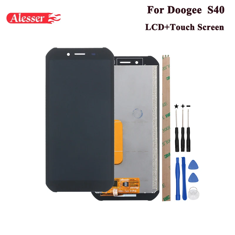 

Alesser For Doogee S40 LCD Display and Touch Screen 5.5'' Assembly Repair Parts With Tools And Adhesive For Doogee S40 Phone