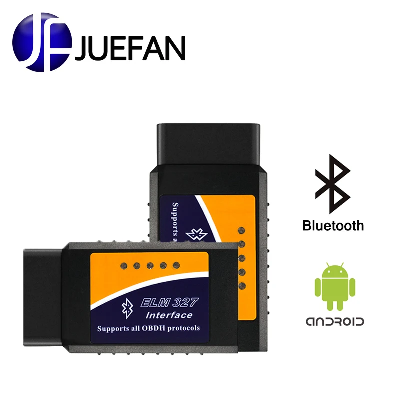 Горячая OBD-II автомобиля elm327 bluetooth obd2 диагностический инструмент easydiag ELM 327 V2.1 Bluetooth Автомобильный сканер Интерфейс работает на Android