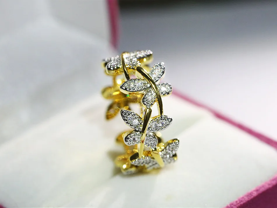 Кольца для женщин, кольцо из розового золота, готическое обручальное кольцо, трендовые необычные свадебные наборы, ювелирные изделия, кольцо, штабелируемое кольцо для любви