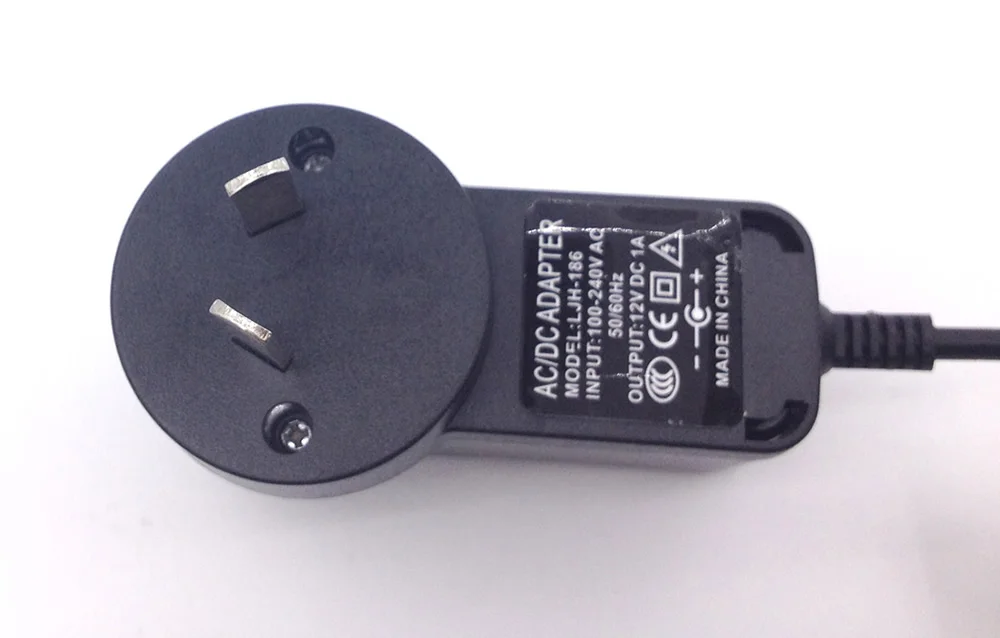 Блок питания для камеры видеонаблюдения/ip-камеры DC 12 V 1A мкА UK plug 5,5 мм x 2,1 мм 100-240 В входные аксессуары системы видеонаблюдения адаптер питания