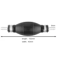 דלק יד ניו יוניברסל יד אסוך משאבה באיכות גבוהה 6/8/10 / 12mm Non Return שסתום דיזל בלאק גומי ידני אסוך דלק לרכב אביזרים (3)