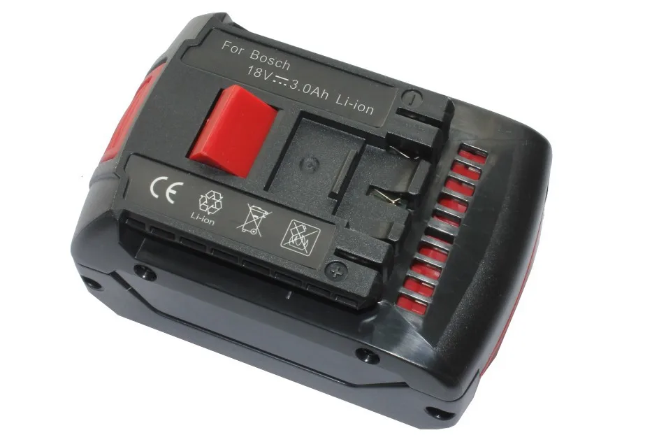 

Replacement Power tool Battery for Bosch 18V 3.0Ah Li-Ion GAS18V-LI BAT618 BAT618G BAT610G 2607336091 BAT609 battery
