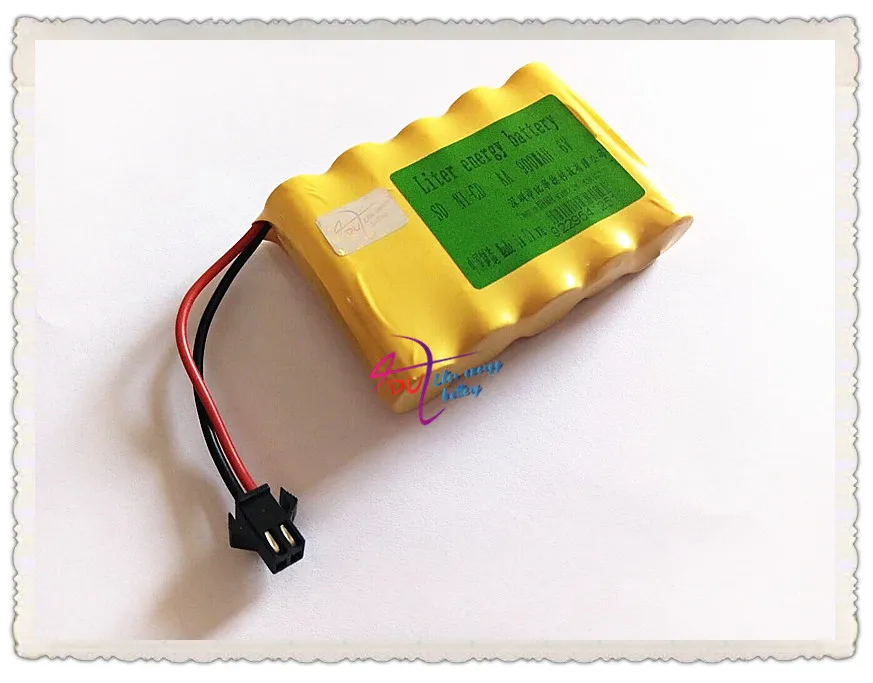 Литиевая батарея 6 V 900 mAh Ni-Cd AA Аккумуляторная батарея для игрушек модель автомобиля w/разъем 5SB