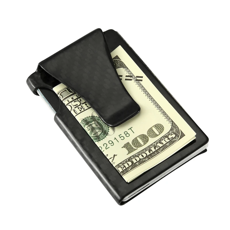 Зажим для банкнот мужской Rfid Анти-Вор кредитной карты ID держатель смарт-Кредитная карта кошелек
