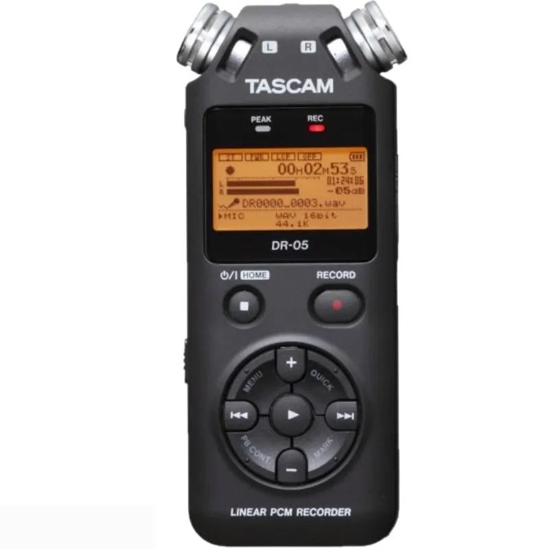 

Original Tascam DR-05 DR-05C Handheld Professional Portable Digital Voice Recorder MP3 Recording Pen Version 2 with 8GB micro SD