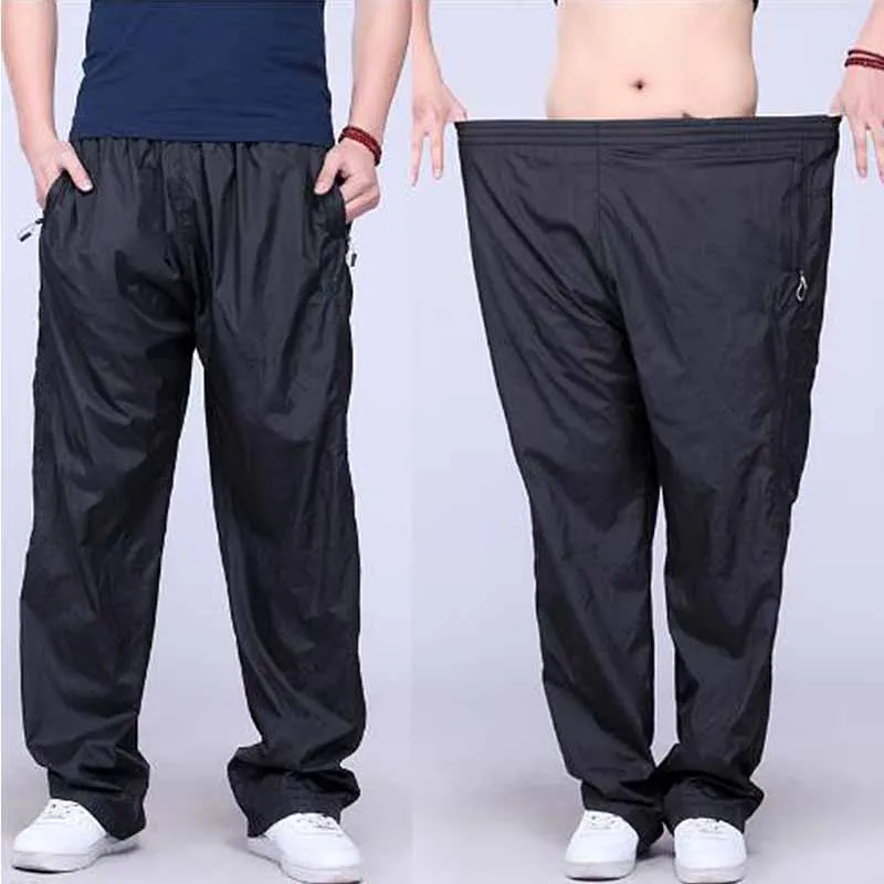 plus size fat trousers spring summer casual pants men's sweatpants mid full pants loose thin sweatpants pants men clothes 2019 cheap sweatpants