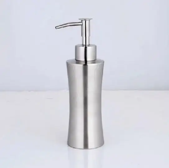 304 stainless steel lotion bottle water waist shaped bathroom liquid